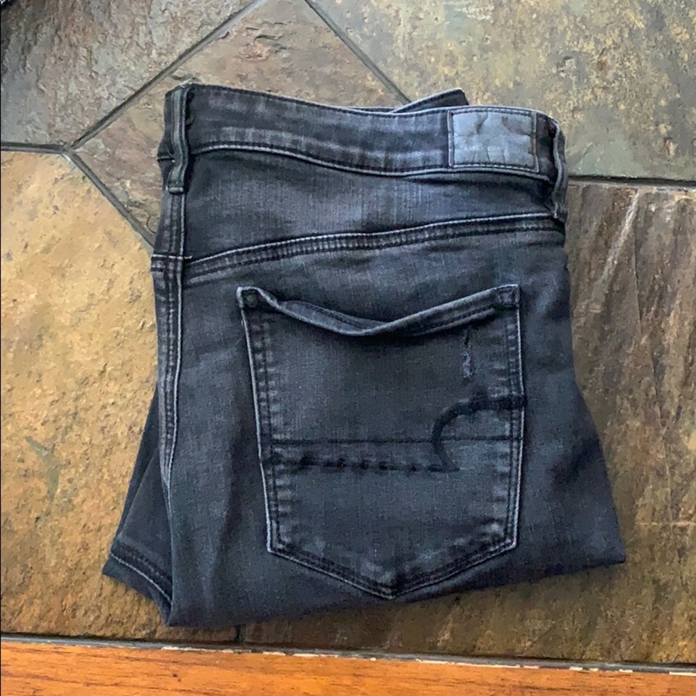 American Eagle Black High waisted Jeans